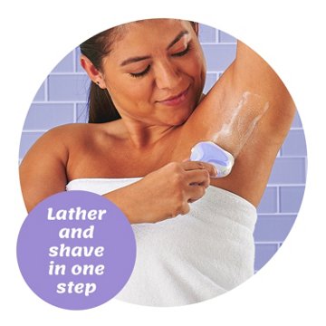 Schick Intuition Pure Nourishment with Shea Butter Women's Razor Kit + 2 Blade Refills