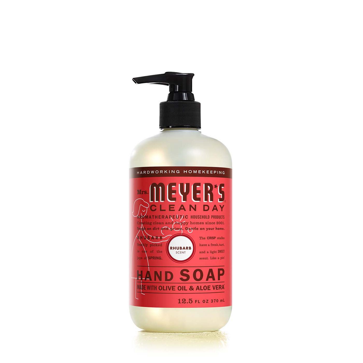 Mrs. Meyer's Clean Day Rhubarb Scent Liquid Hand Soap; image 1 of 5