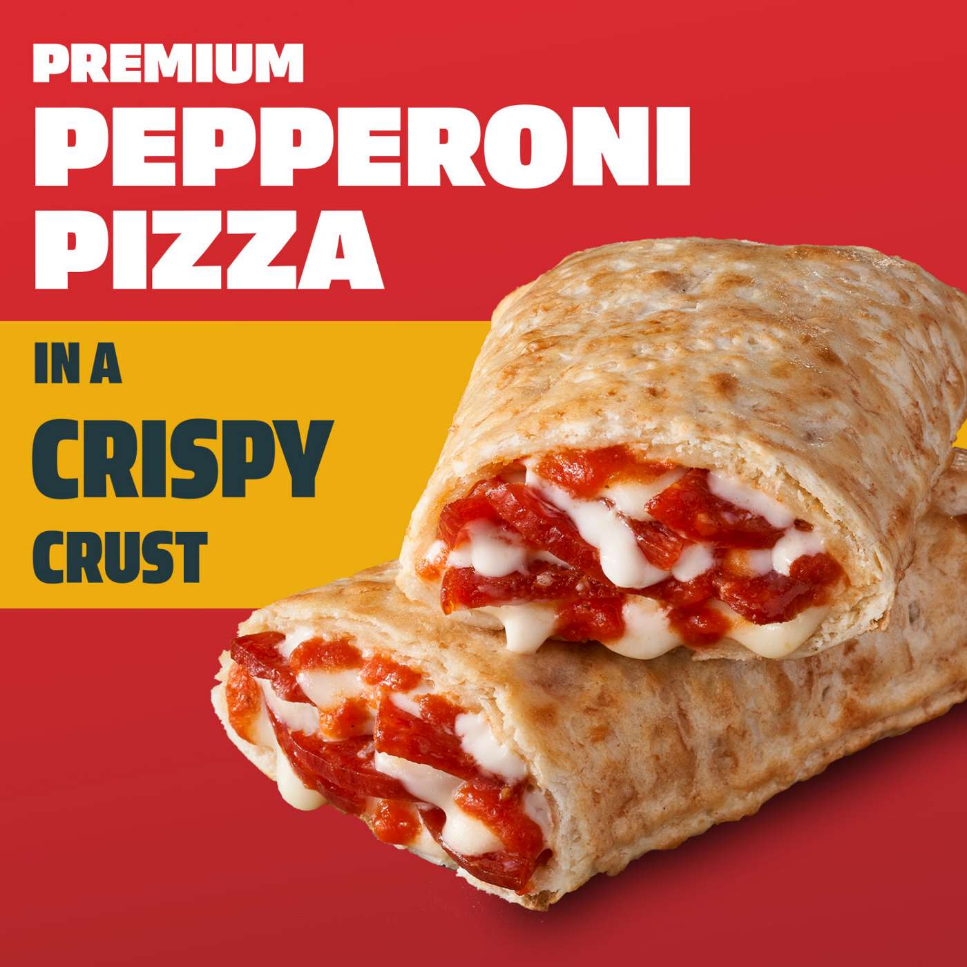 Hot Pockets Hot Pockets Pepperoni Pizza Crispy Crust Frozen Snacks, Pizza Snacks Made with Mozzarella Cheese, 12 Count Frozen Sandwiches 54 oz.; image 7 of 7
