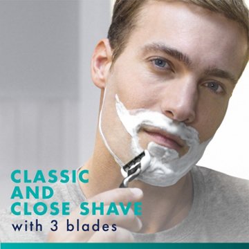 Gillette Mach3 Shaving Razor + 1 Blade Refill for Men, 1 ct
