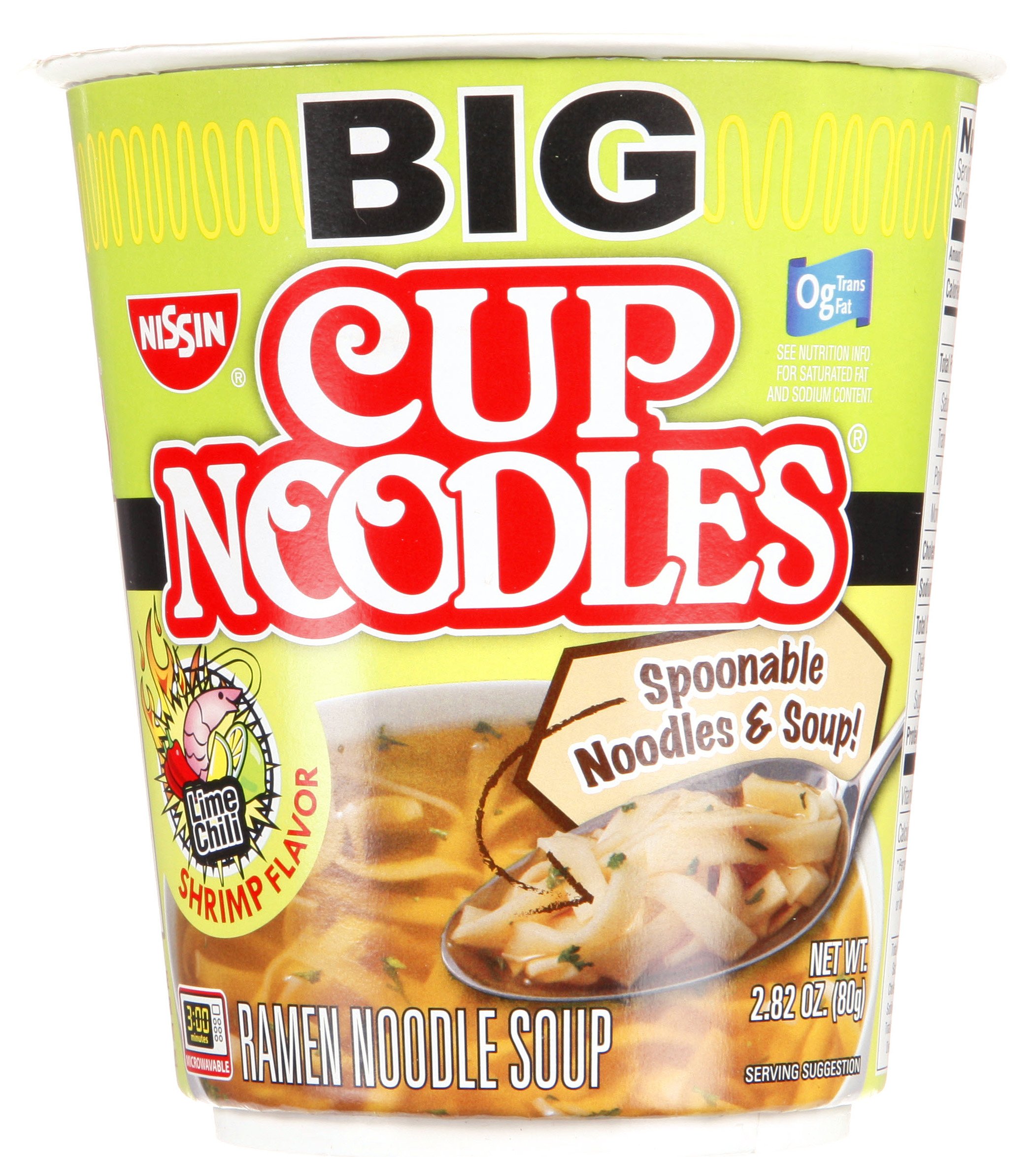 Nissin Big Cup Noodles Lime Shrimp Flavor Ramen Noodle Soup - Shop ...