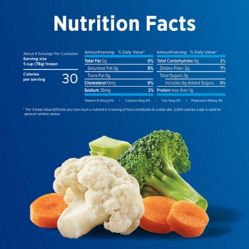 Birds Eye Frozen Steamfresh Carrots, Broccoli & Cauliflower, 10.8 oz