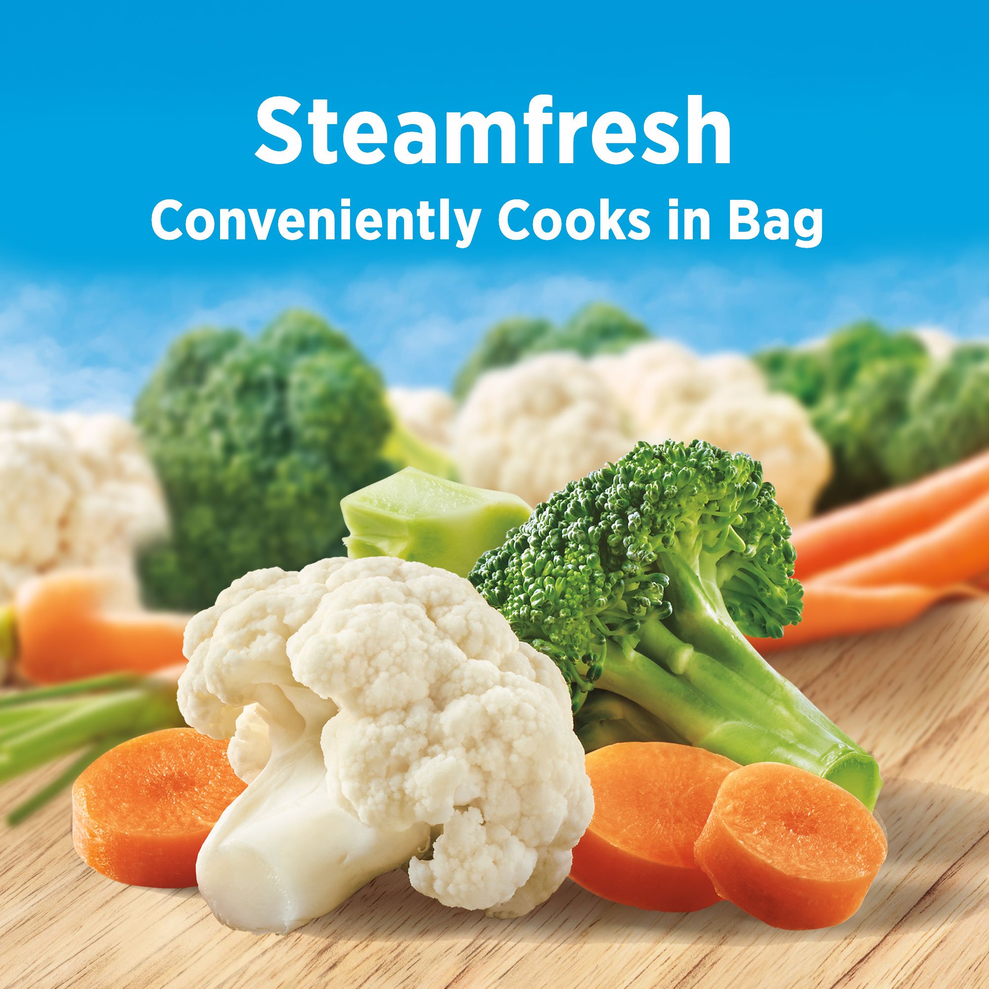 Birds Eye Steamfresh Broccoli, Cauliflower, & Carrots - Shop Mixed  Vegetables at H-E-B