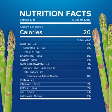 Birds Eye Frozen Steamfresh Asparagus Spears, 8 oz