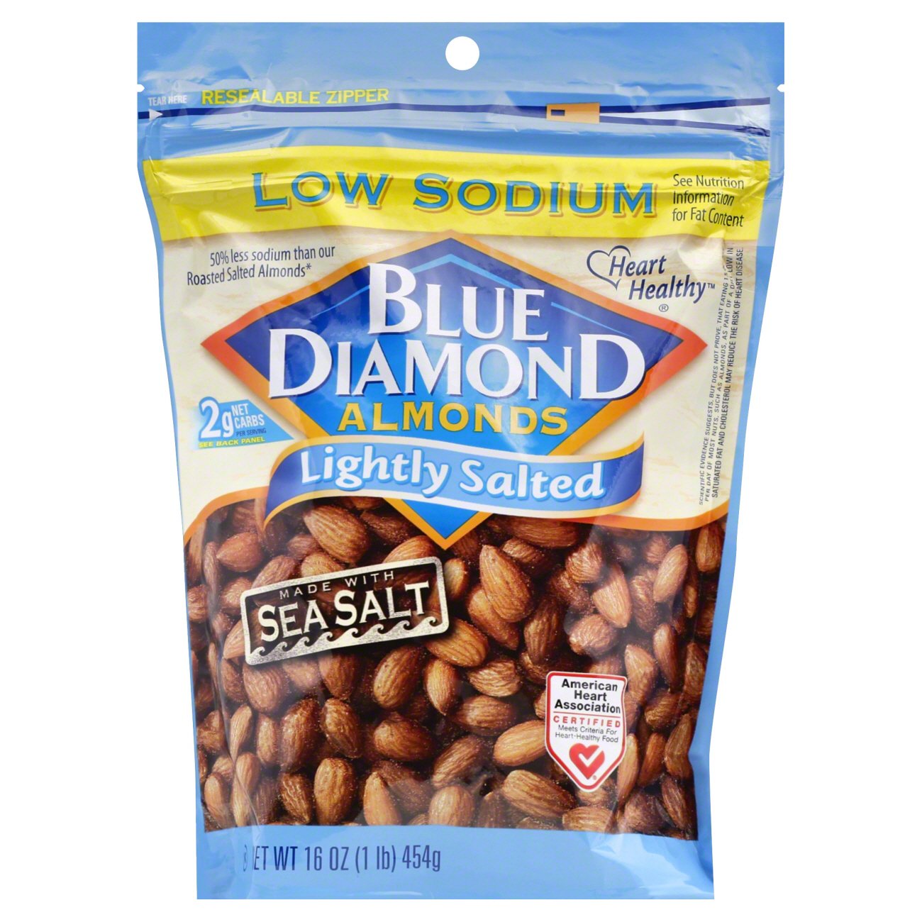 Blue Diamond Lightly Salted Almonds - Shop Nuts & Seeds At H-E-B