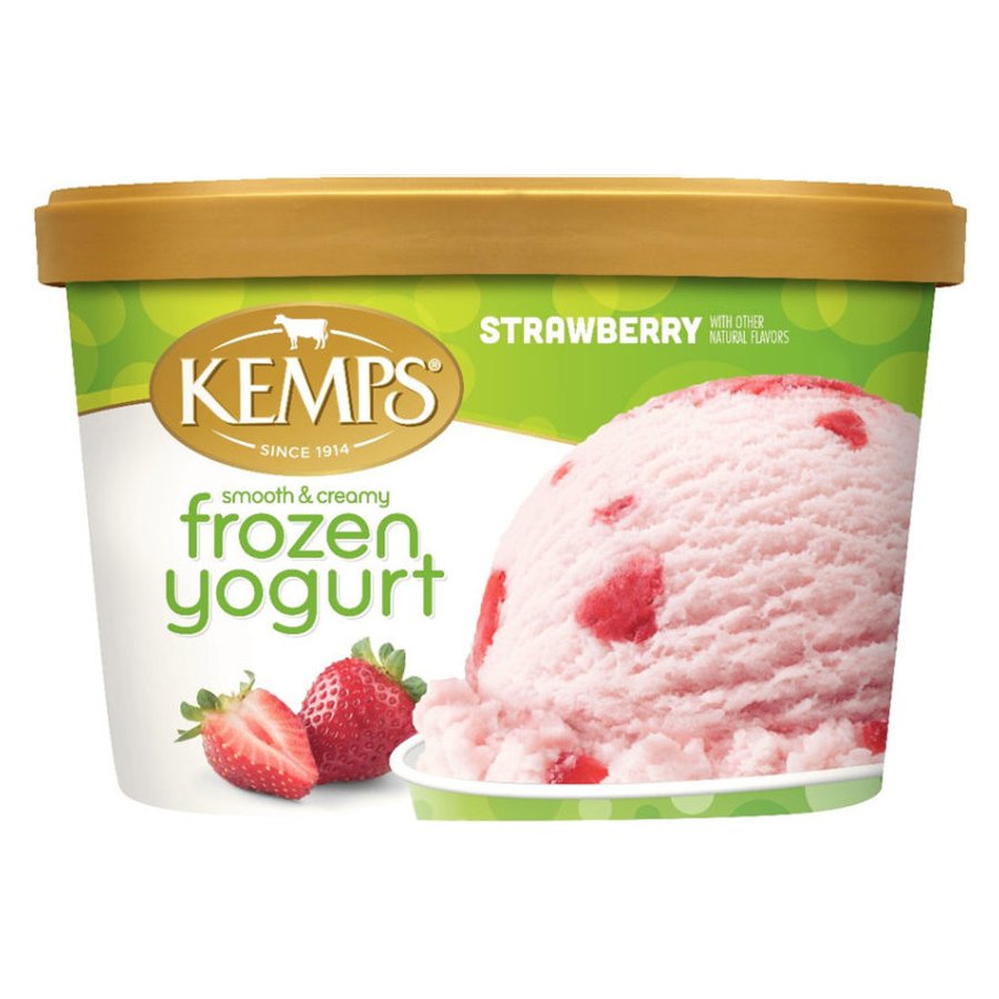 Kemps Smooth & Creamy Mint Chocolate Chip Frozen Yogurt Tub, 48 oz -  Mariano's