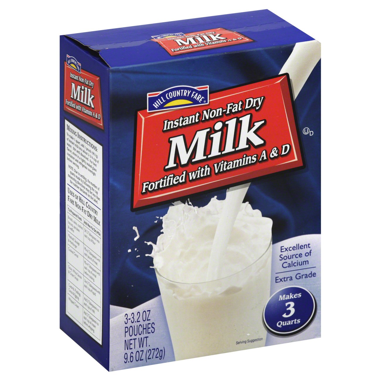 Hill Country Fare Instant Nonfat Dry Milk 3 CT Shop Milk at HEB