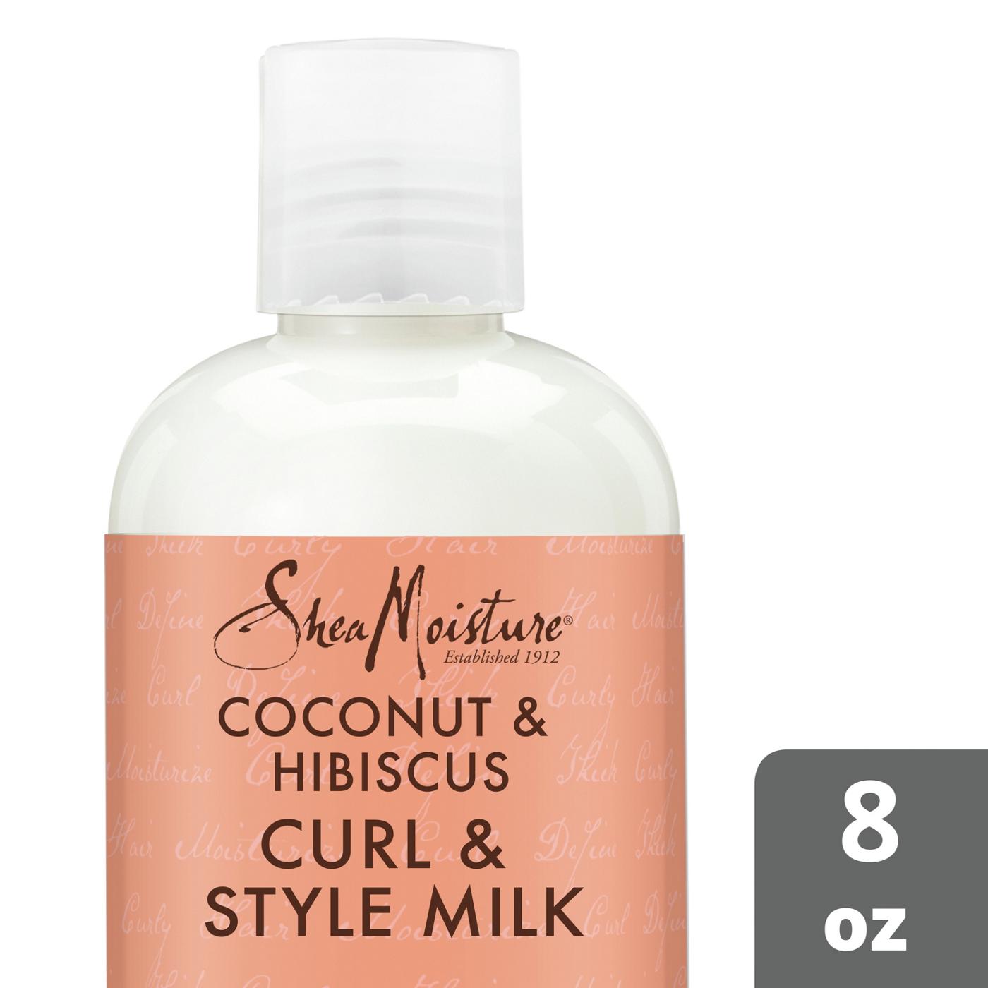 SheaMoisture Coconut & Hibiscus Curl & Style Milk; image 2 of 4