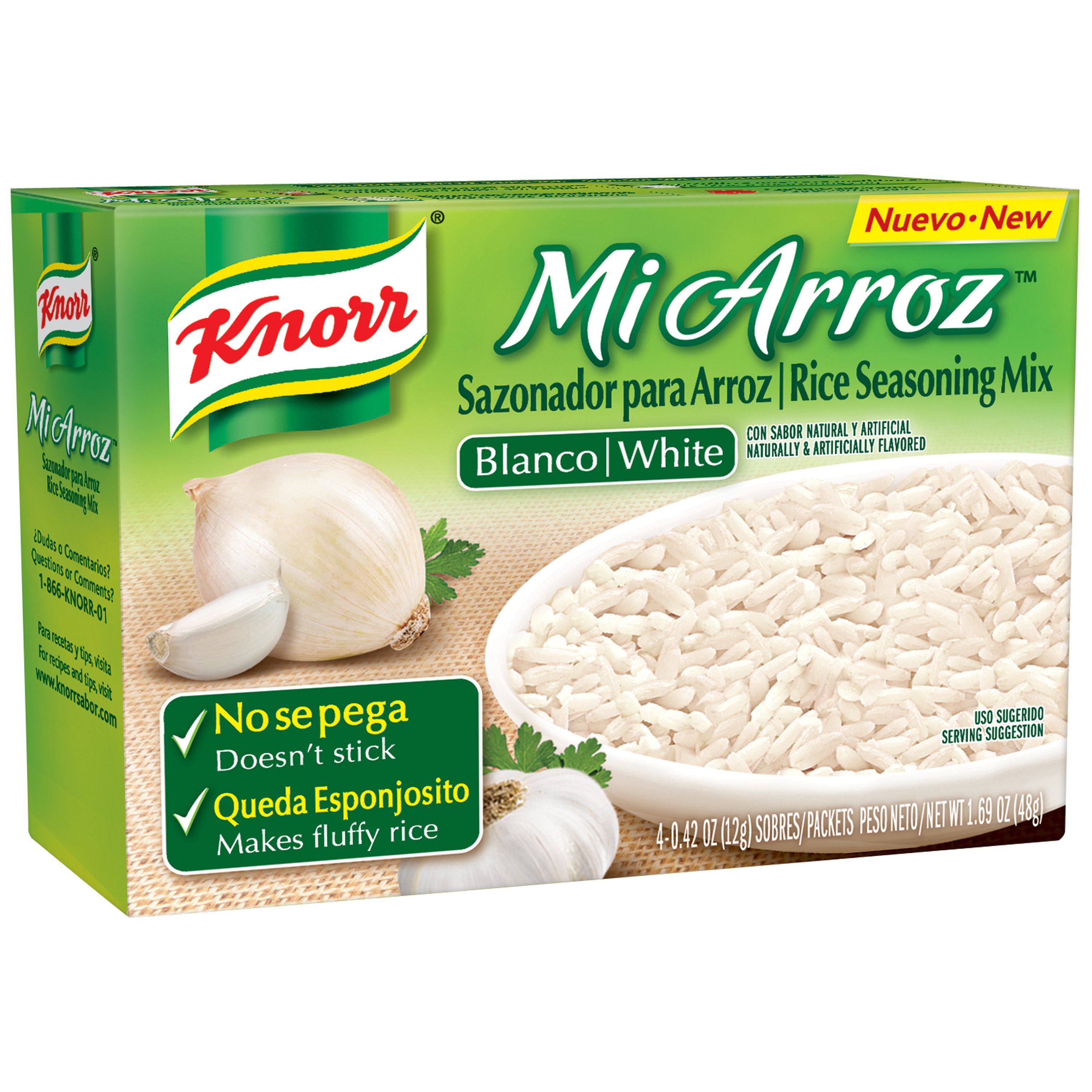 Knorr Mi Arroz Rice Seasoning Mix White - Shop Rice & Grains At H-E-B