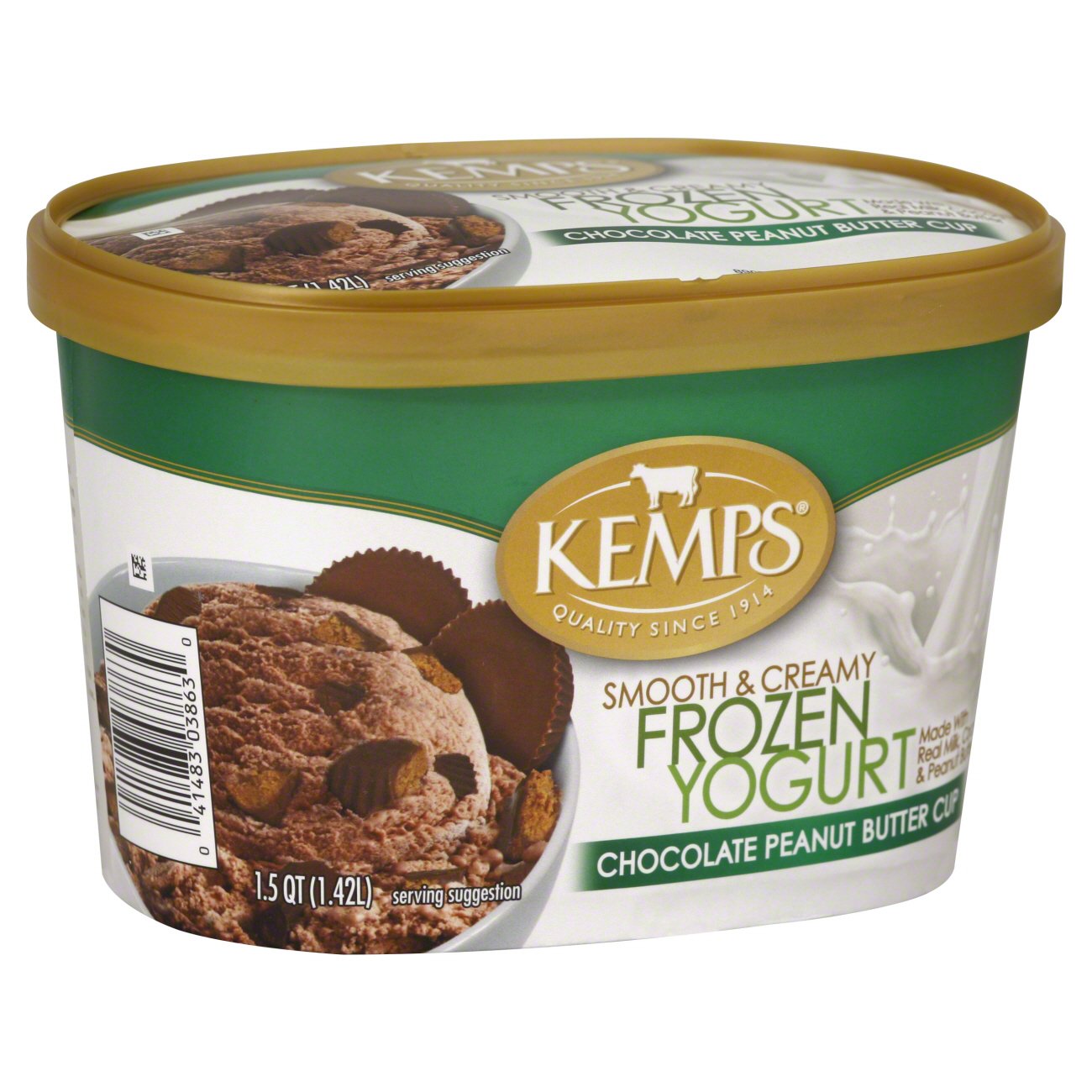 Kemps Smooth & Creamy Chocolate Peanut Butter Cup Frozen Yogurt Shop