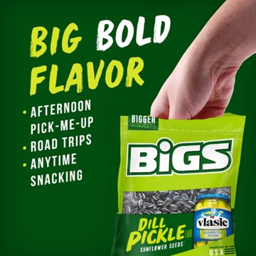 BIGS Sunflower Seeds - Dill Pickle Flavored, 5.35 oz