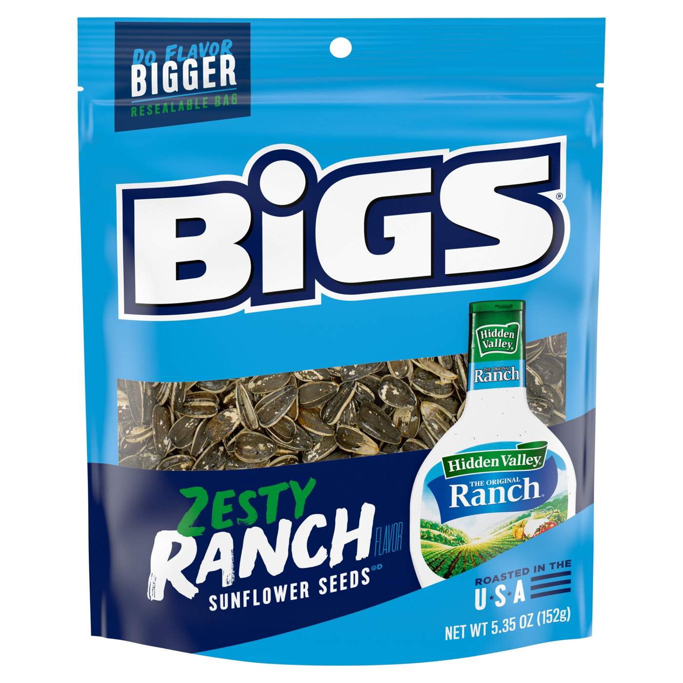 BIGS Sunflower Seeds - Zesty Ranch Flavored; image 1 of 3