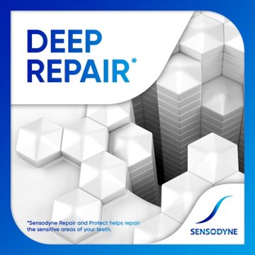 Sensodyne Repair and Protect Mint Toothpaste, Toothpaste for Sensitive Teeth and Cavity Prevention, 3.4 oz