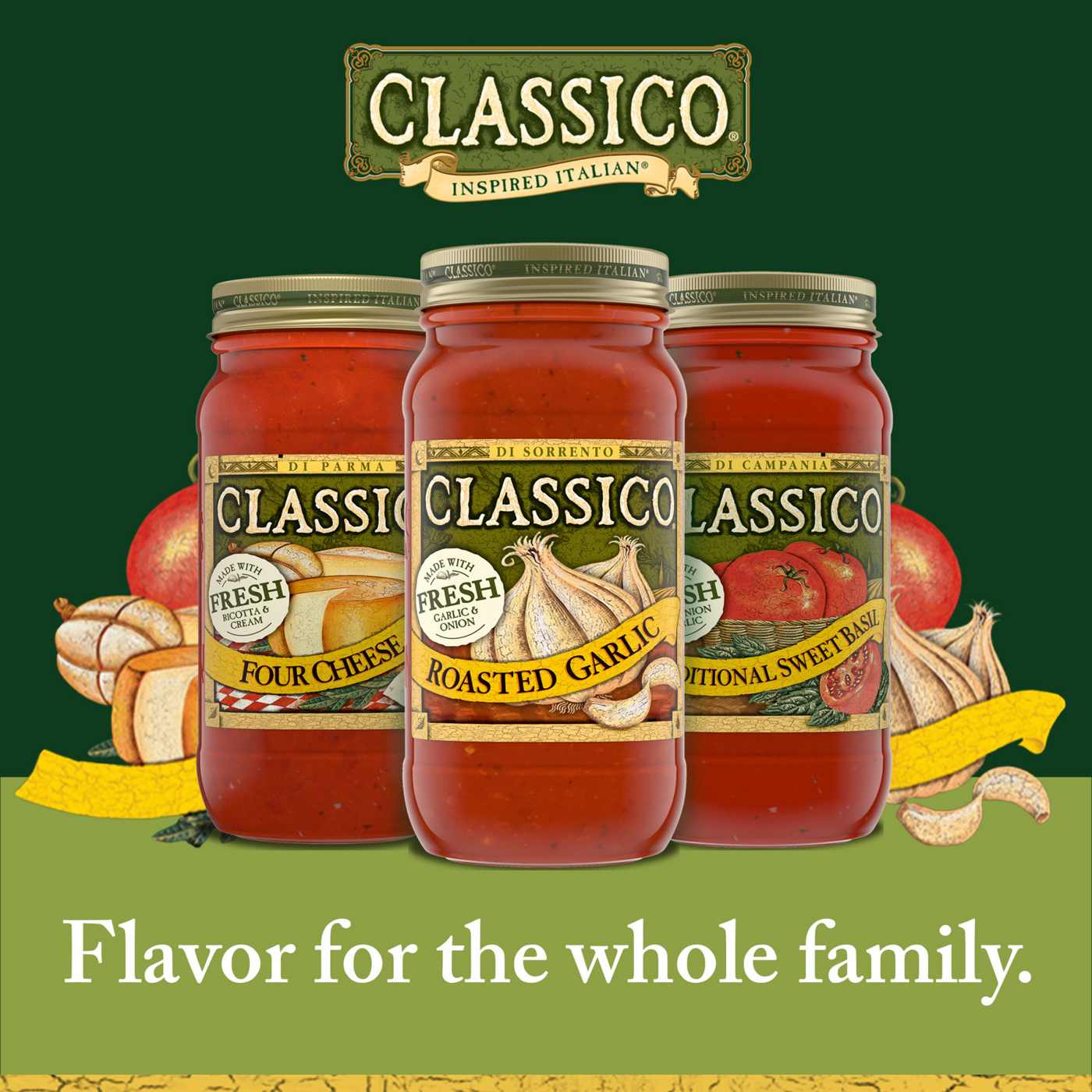 Classico Roasted Garlic Pasta Sauce; image 4 of 9