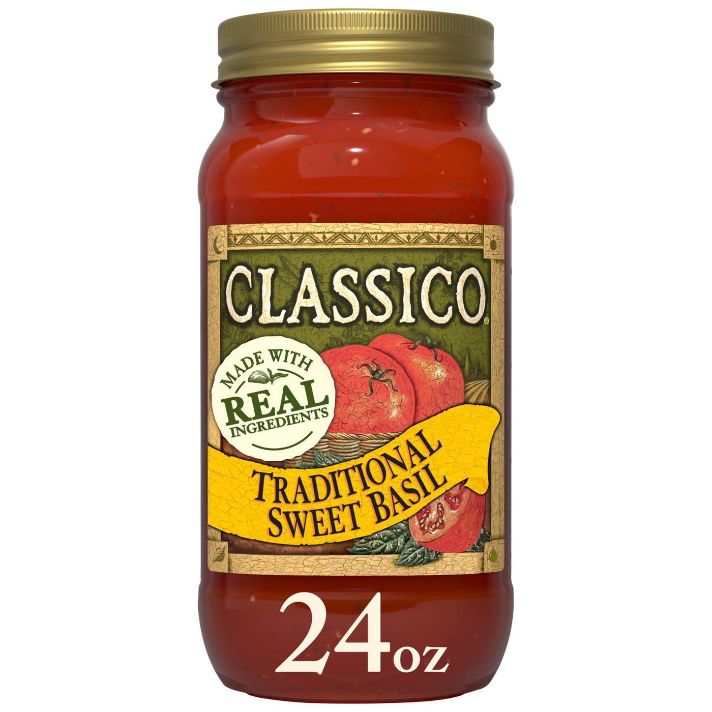 Classico Traditional Sweet Basil Pasta Sauce; image 1 of 5