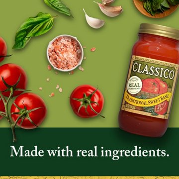 Classico Traditional Sweet Basil Pasta Sauce