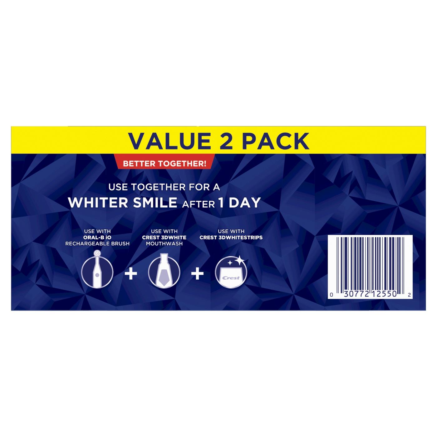 Crest 3D White Whitening Toothpaste - Arctic Fresh, 2 Pk; image 2 of 8