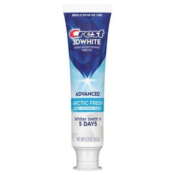 Crest 3DWhite Advanced Teeth Whitening Toothpaste - Arctic Fresh, 6.6 oz