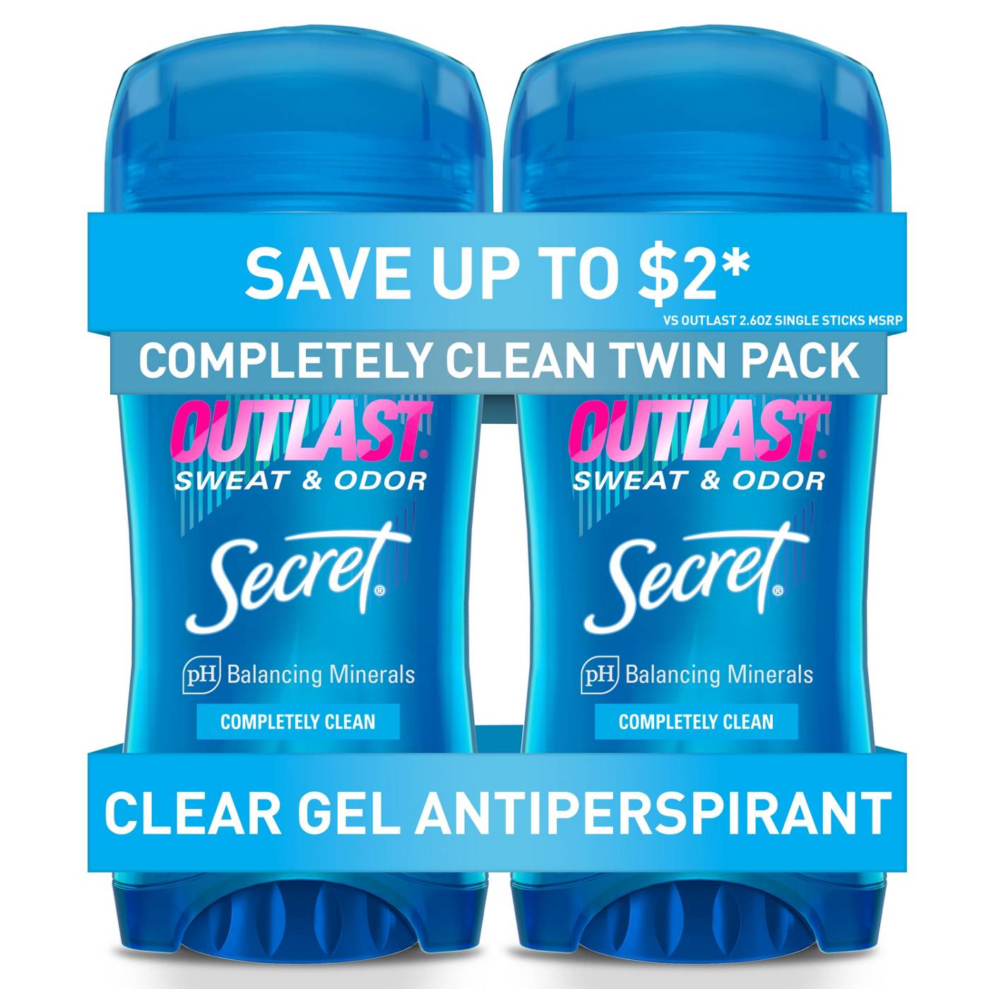 Secret Outlast 72 Hr Gel Antiperspirant Deodorant - Clean - Shop