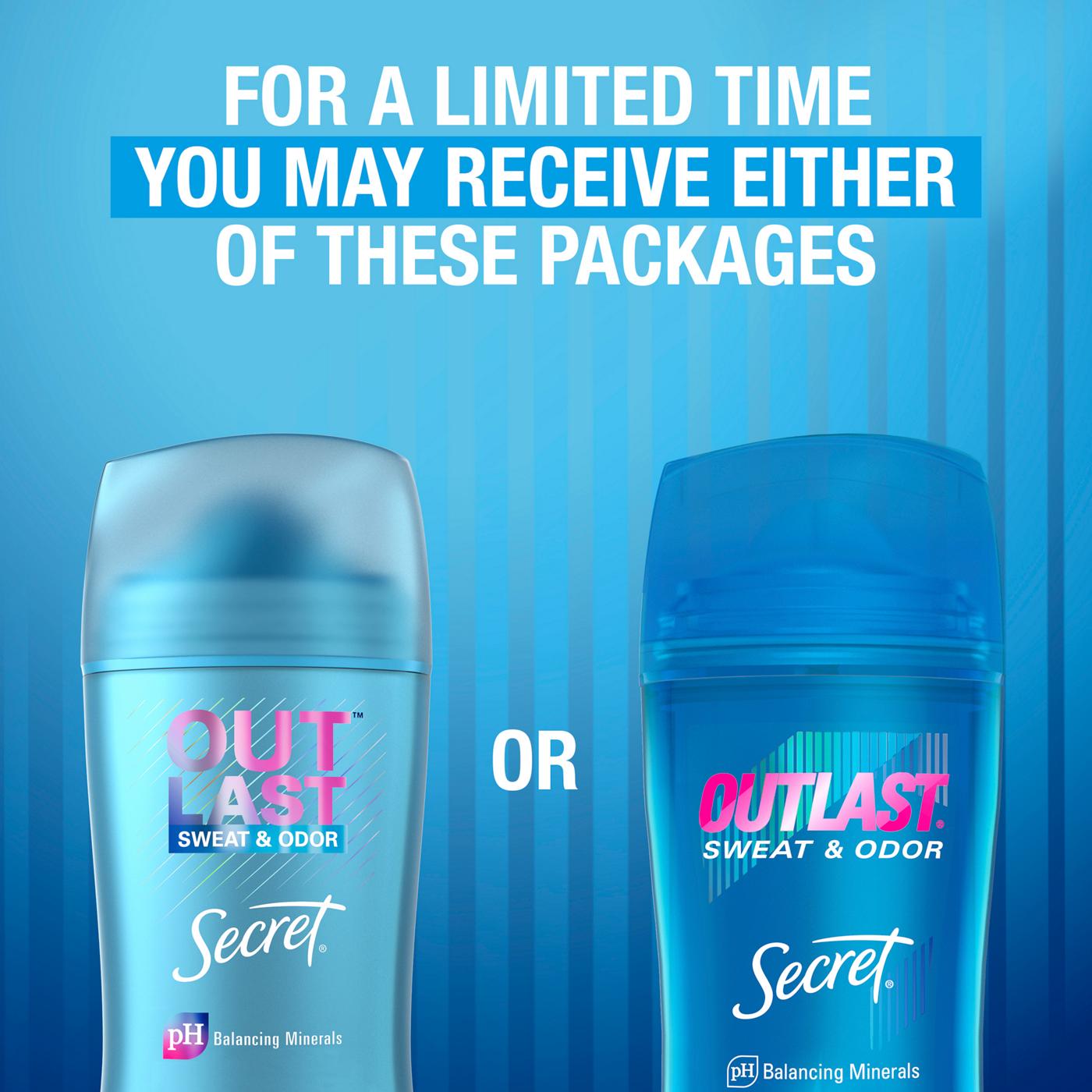 Secret Outlast 72 Hr Gel Antiperspirant Deodorant - Clean; image 10 of 10