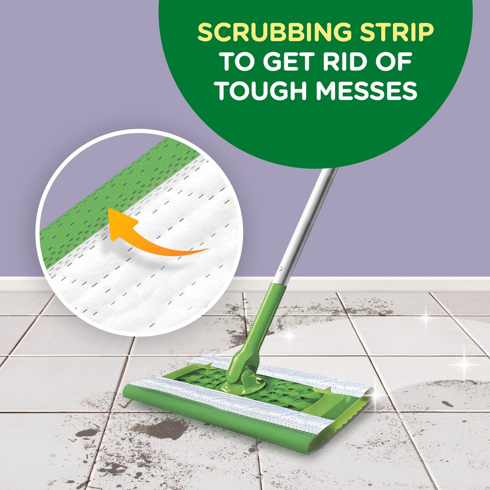 Swiffer WetJet Multi Surface Floor Cleaner Spray Mop Pad Refills - Shop  Mops at H-E-B