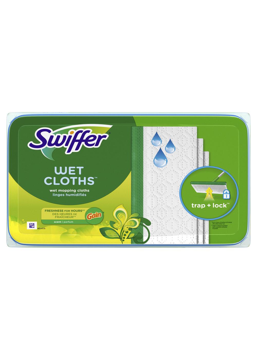 Swiffer Sweeper Gain Original Fresh Scent Wet Cloth Refills Shop Mops