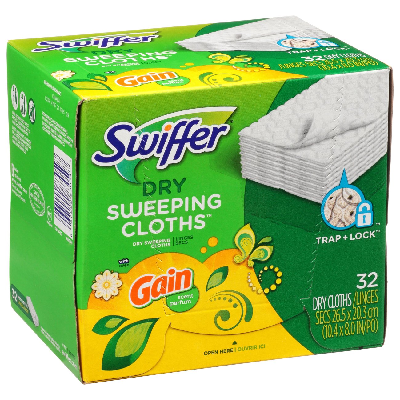 Swiffer Sweeper Dry Gain Original Fresh Scent Cloth Refills