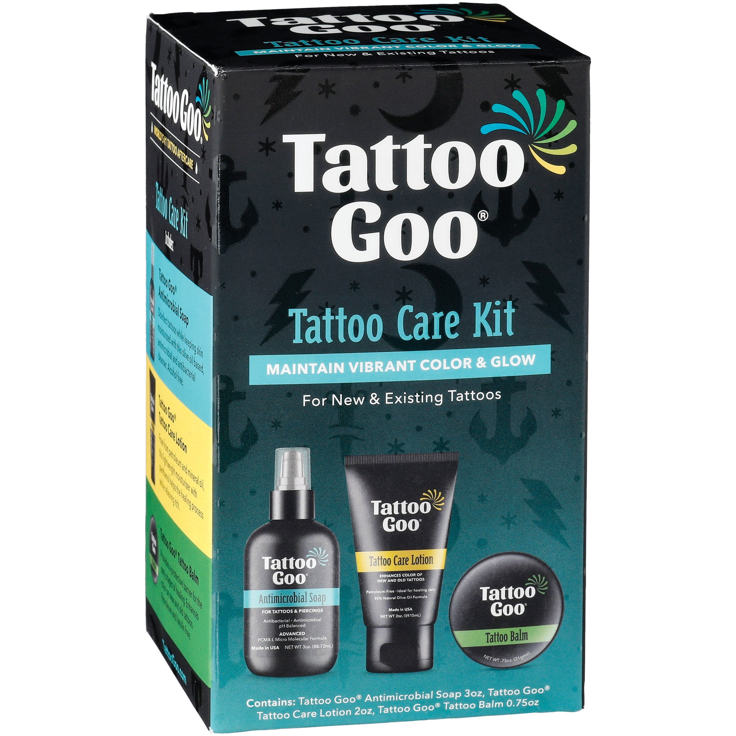 2 Tattoo Goo Original .75oz Aftercare Salve Ointment - 3/4 oz