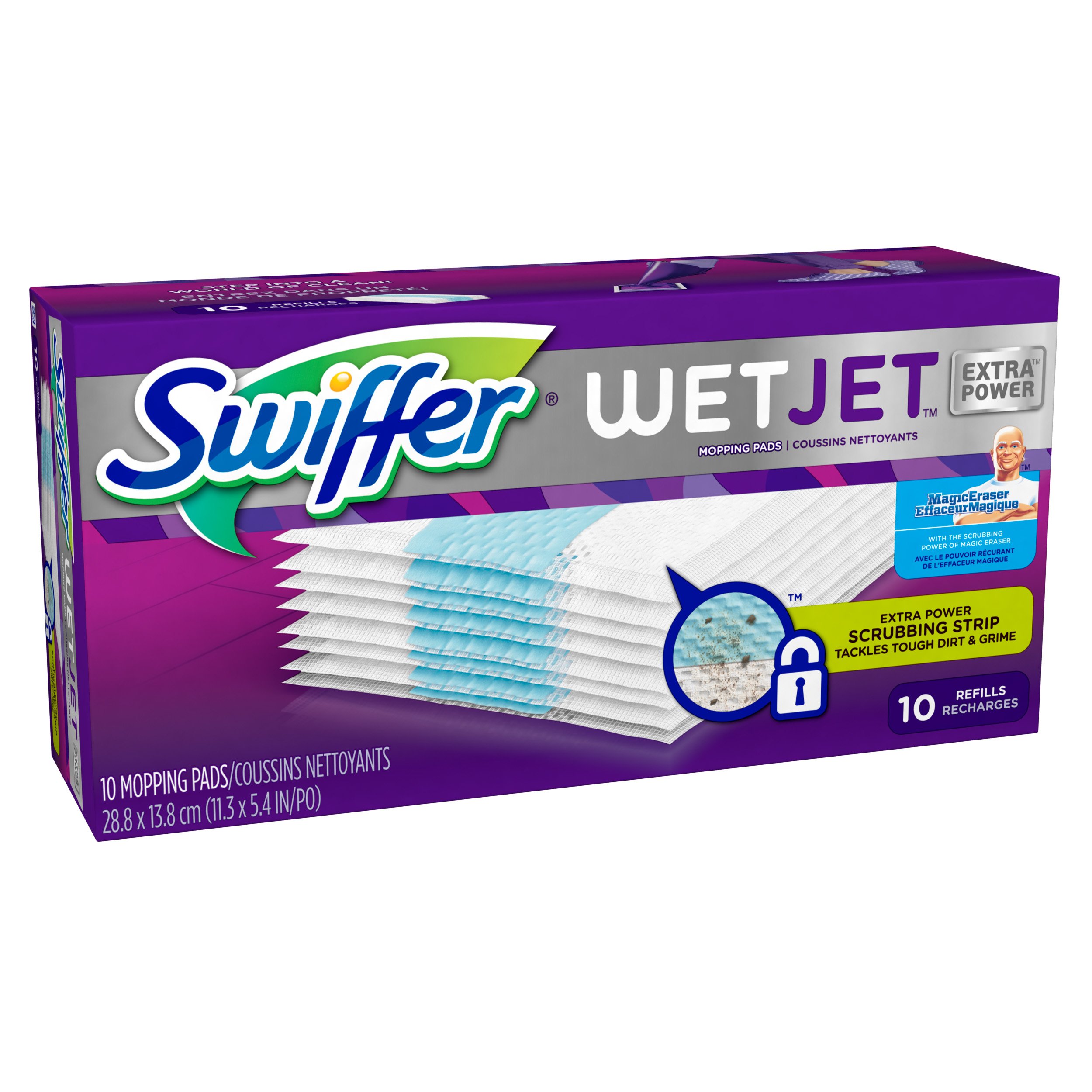 Swiffer WetJet Extra Power Cleaning Pads Refills Shop Mops at HEB