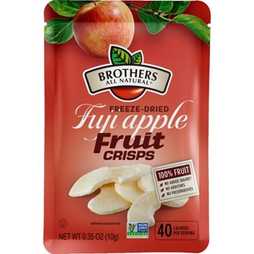 Brothers All Natural Fuji Apple Freeze-Dried Fruit Crisps, 0.35 oz