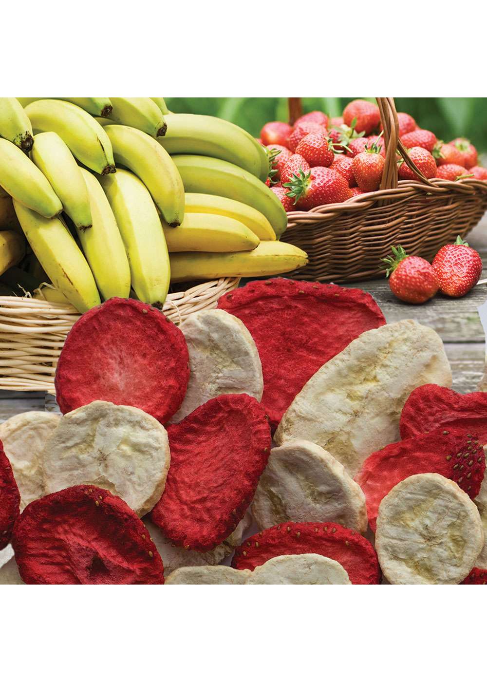 Brothers All Natural Strawberry & Banana Freeze-Dried Fruit Crisps; image 2 of 2