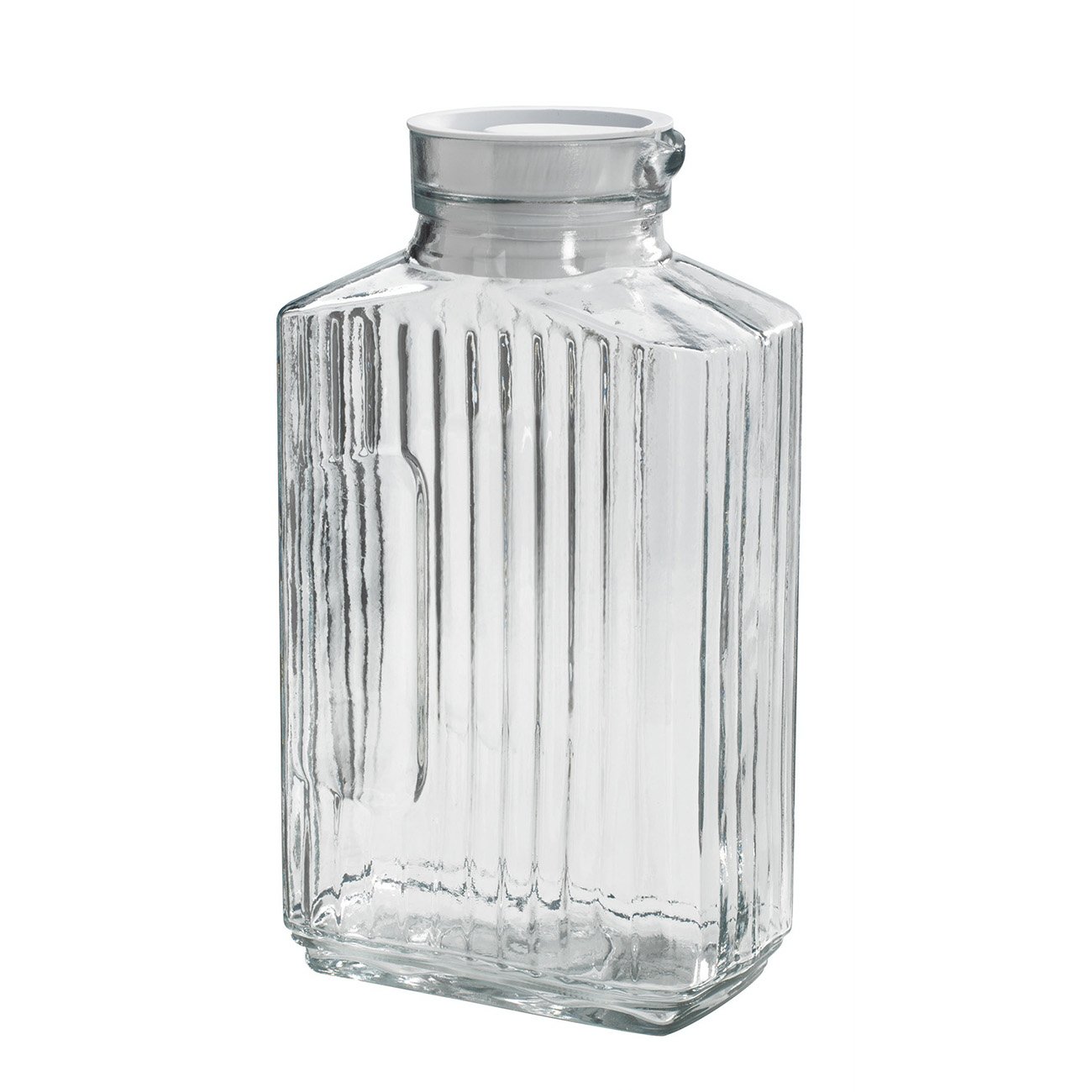 Anchor Hocking Glass Carafe with Lid, 1 Liter 