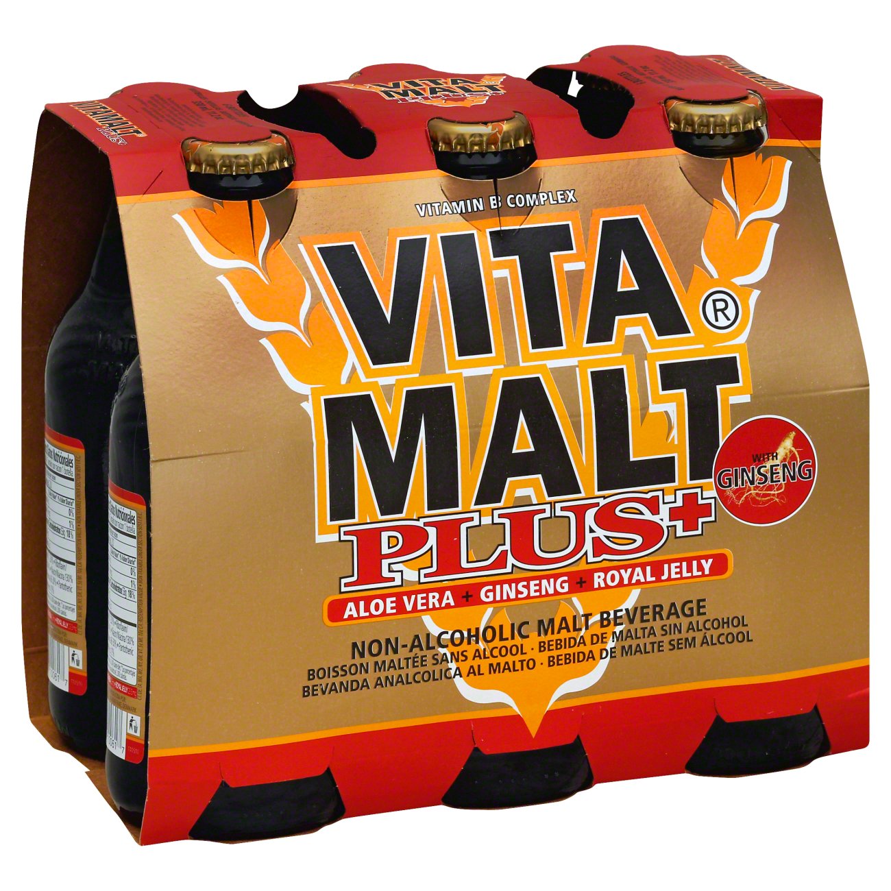 Vita Malt Plus+ Ginseng/Royal Jelly/Aloe Vera NonAlcoholic Malt