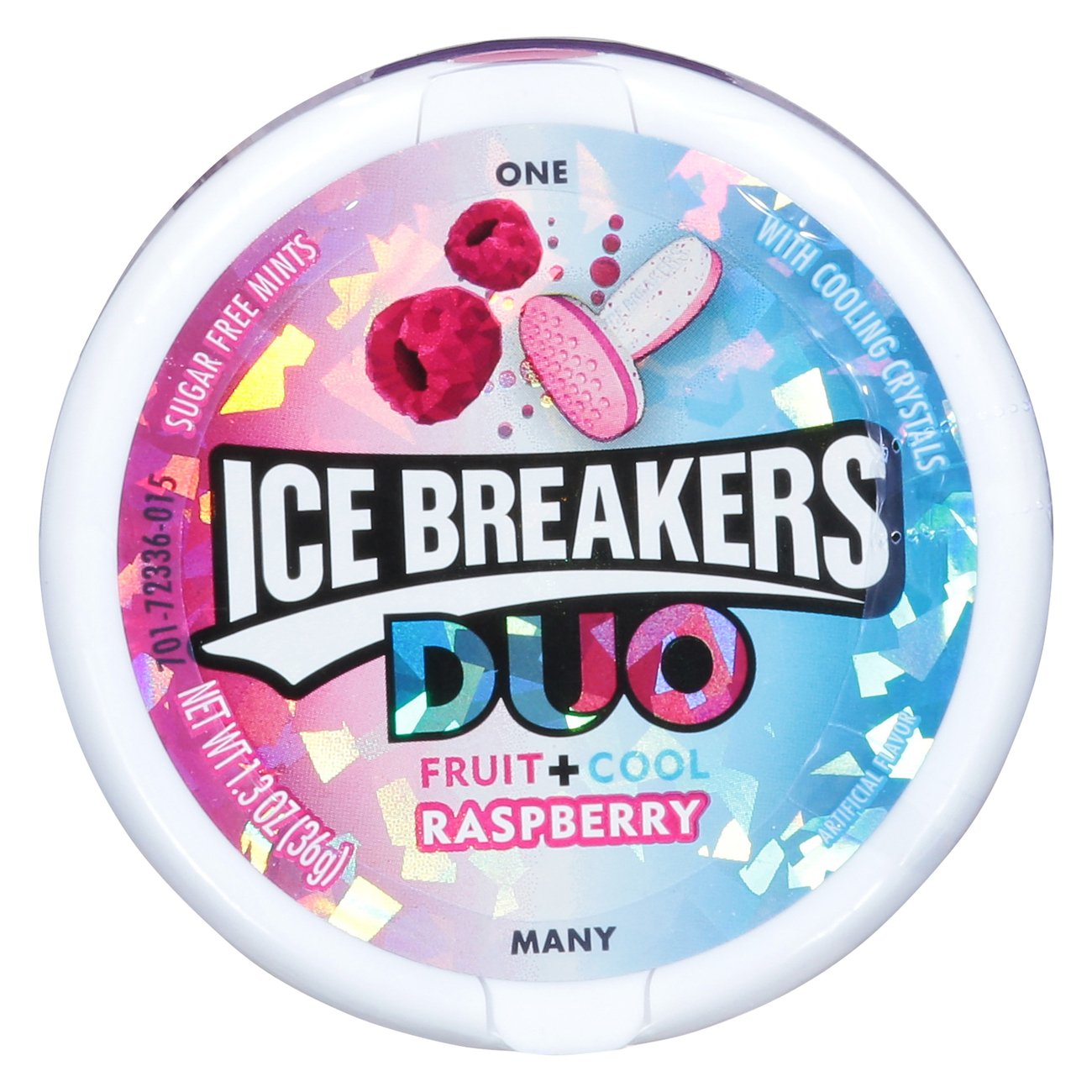 Ice Breakers Duo Sugar Free Fruit + Cool Raspberry Mints Shop Candy