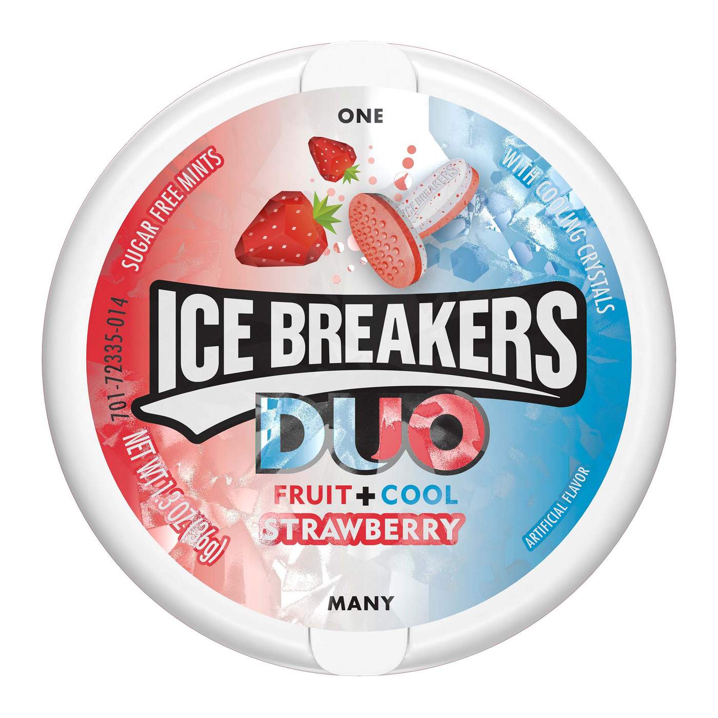 Ice Breakers Duo Fruit Plus Cool Strawberry Sugar Free Mints; image 1 of 7