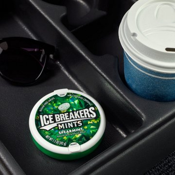 Ice Breakers Spearmint Sugar Free Mints, 1.5 oz