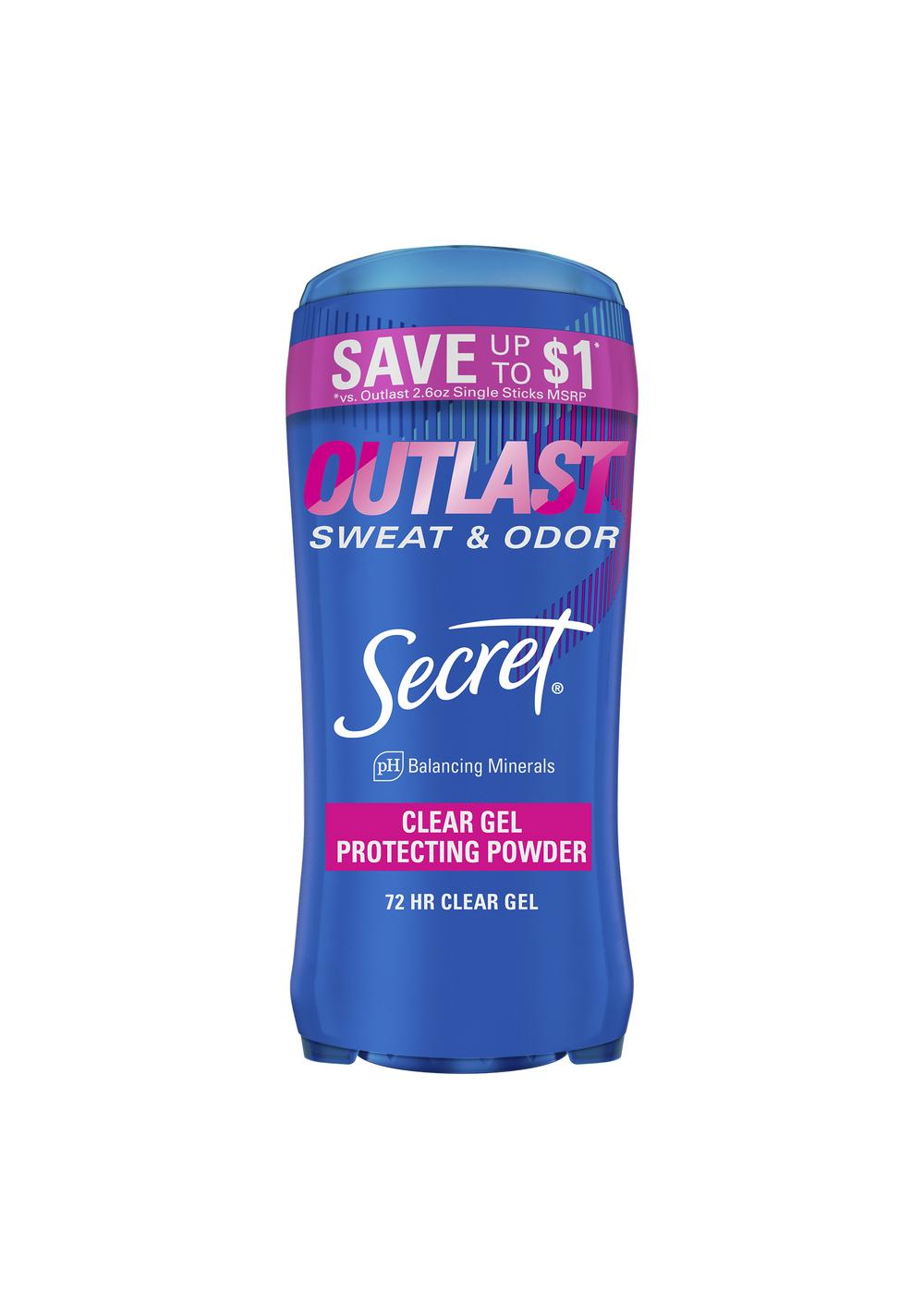 Secret Outlast 48 Hr Gel Antiperspirant Deodorant - Protecting Powder; image 1 of 8