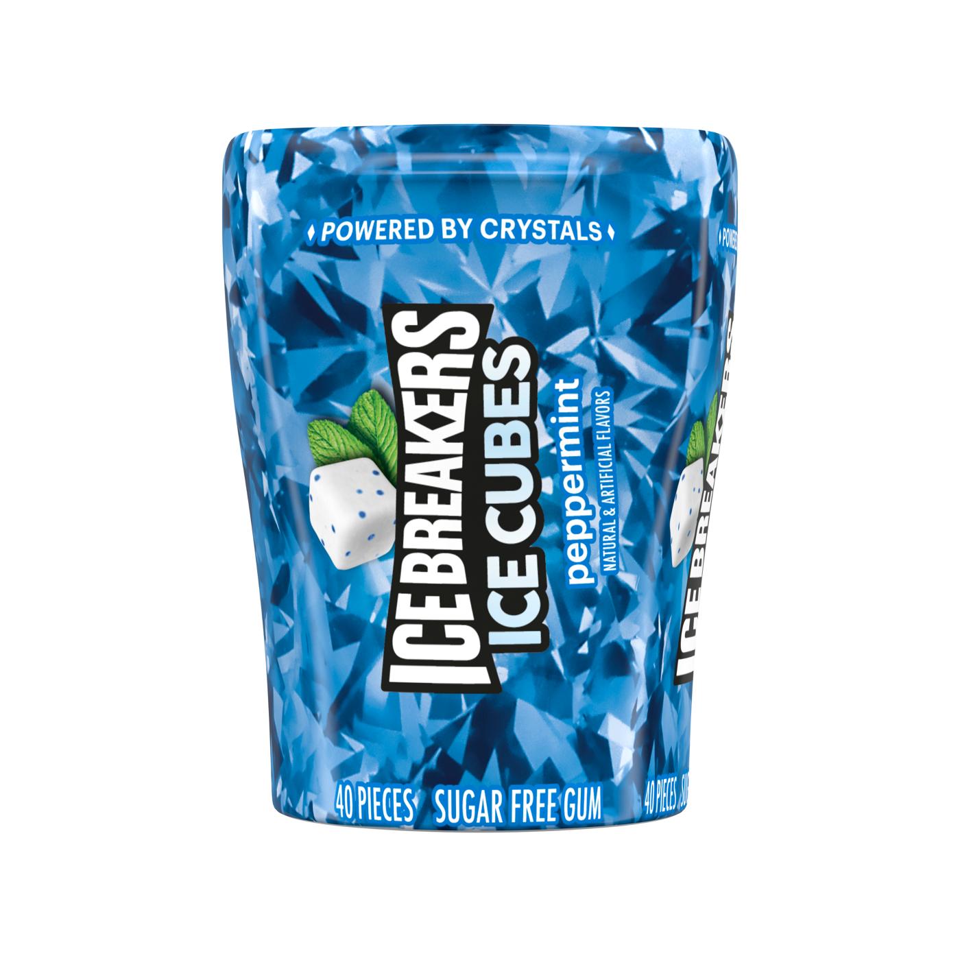 Ice Breakers Ice Cubes Peppermint Sugar Free Chewing Gum; image 1 of 7