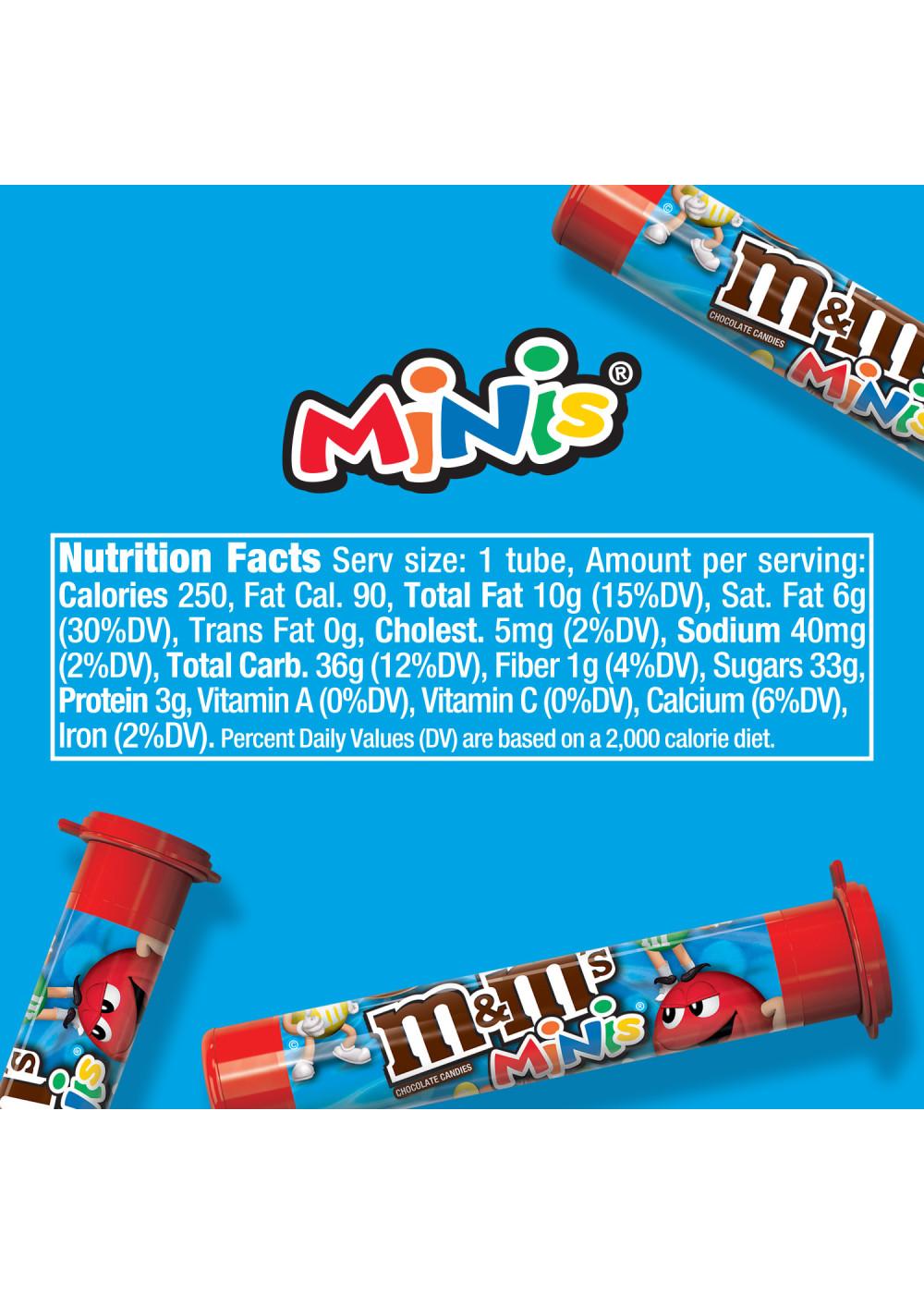 M&M'S Minis Milk Chocolate Candy Mega Tube; image 3 of 8