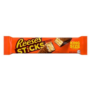 Reese's Sticks Milk Chocolate Peanut Butter Wafer Candy - King Size