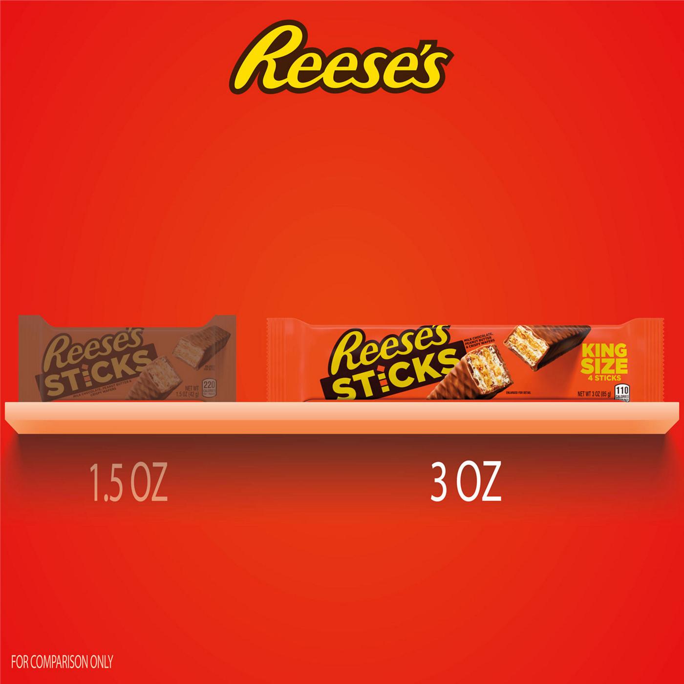Reese's Sticks Milk Chocolate Peanut Butter Wafer Candy - King Size; image 7 of 7