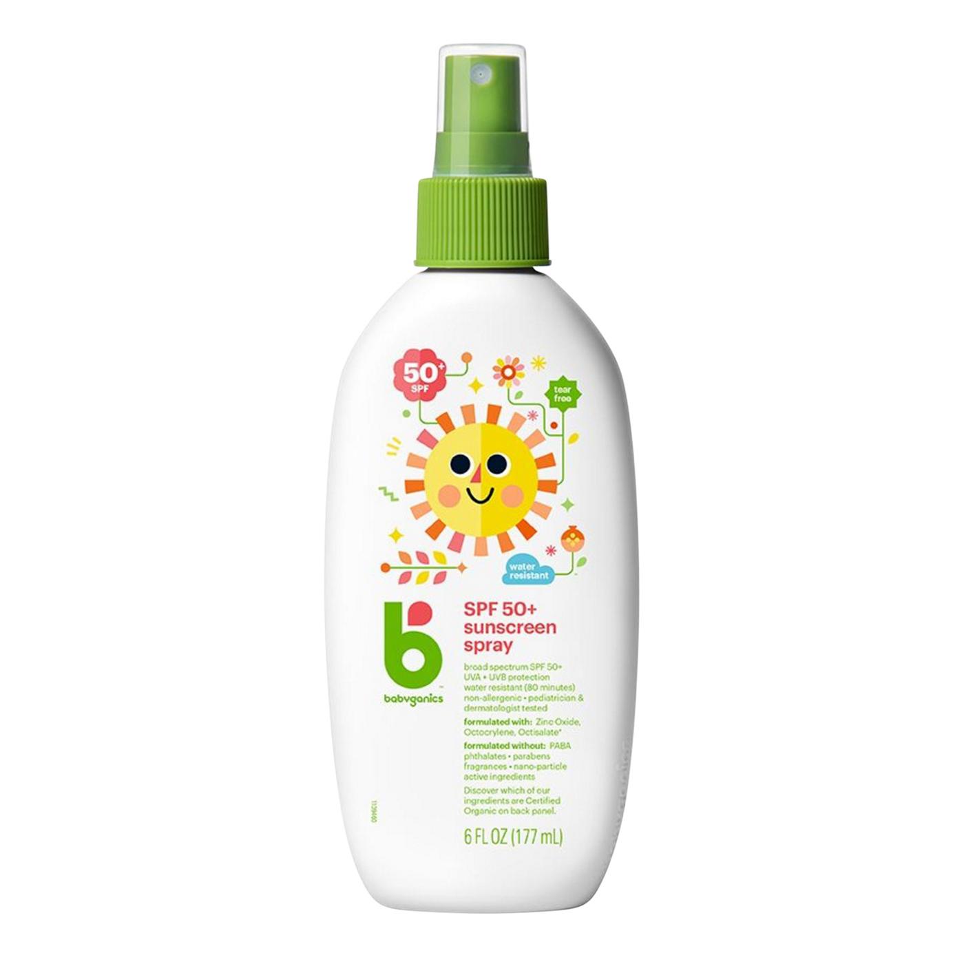 Babyganics Sunscreen Spray SPF 50  Shop Sunscreen self tanners at