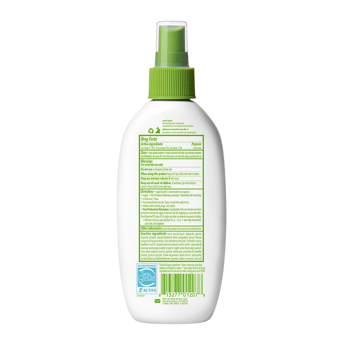Babyganics Sunscreen Spray - SPF 50+; image 2 of 2