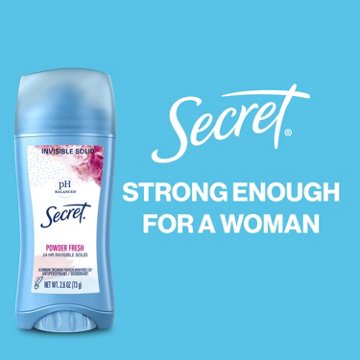 Secret Invisible Solid Antiperspirant Deodorant - Shower Fresh