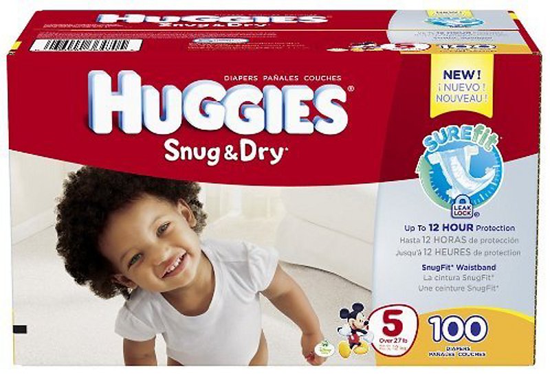 Huggies Snug & Dry Baby Diapers Size 5 ONE Month Supply 160 Count Packaging May Vary fits 27+ lb. 