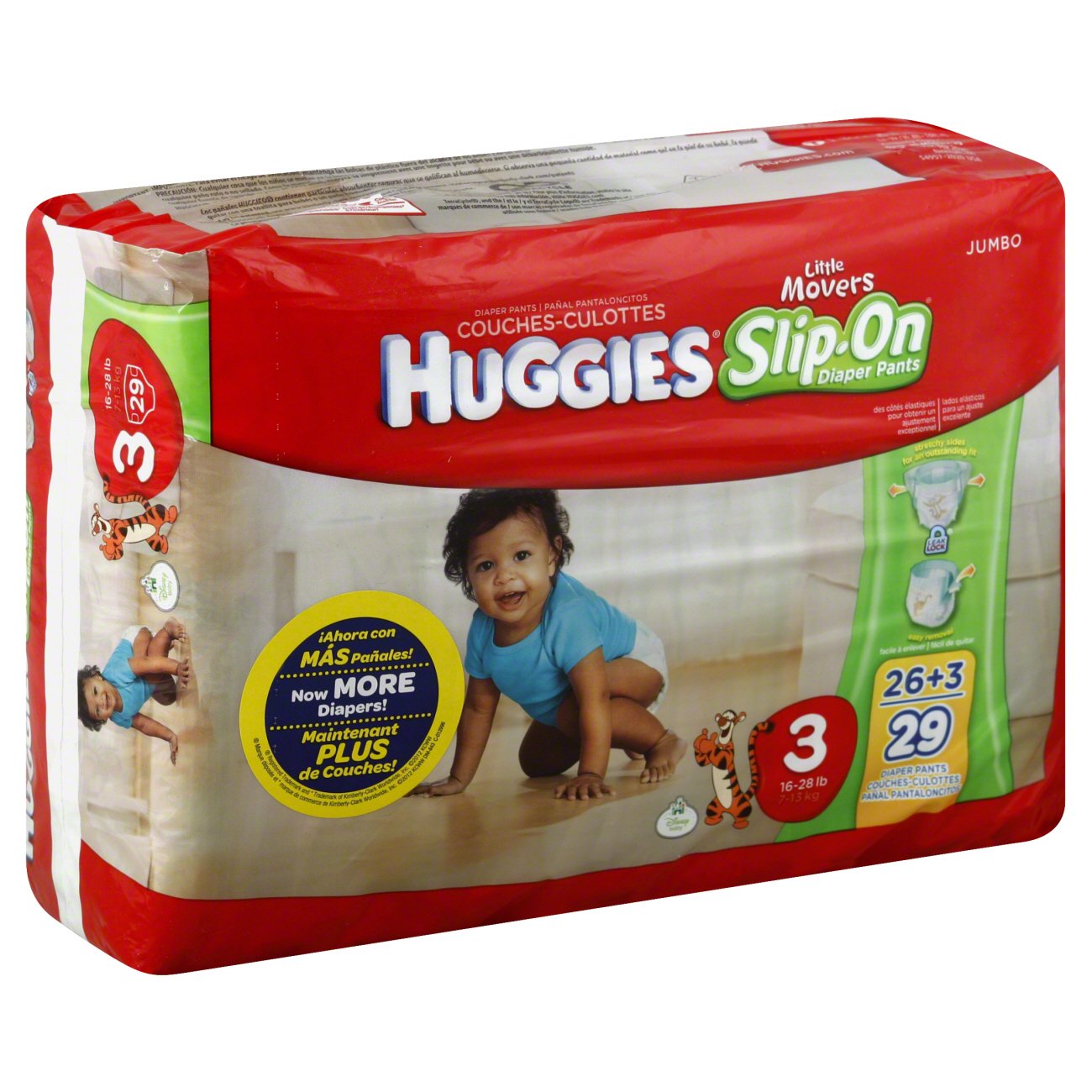 Huggies little movers slip best sale on diaper pants size 4