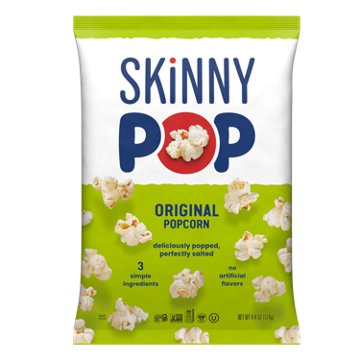 SKINNYPOP Original Popped Popcorn, 4.4 oz