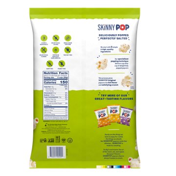 SKINNYPOP Original Popped Popcorn, 4.4 oz