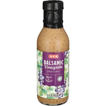 H-E-B Balsamic Vinaigrette Dressing (Sold Cold), 12 fl oz