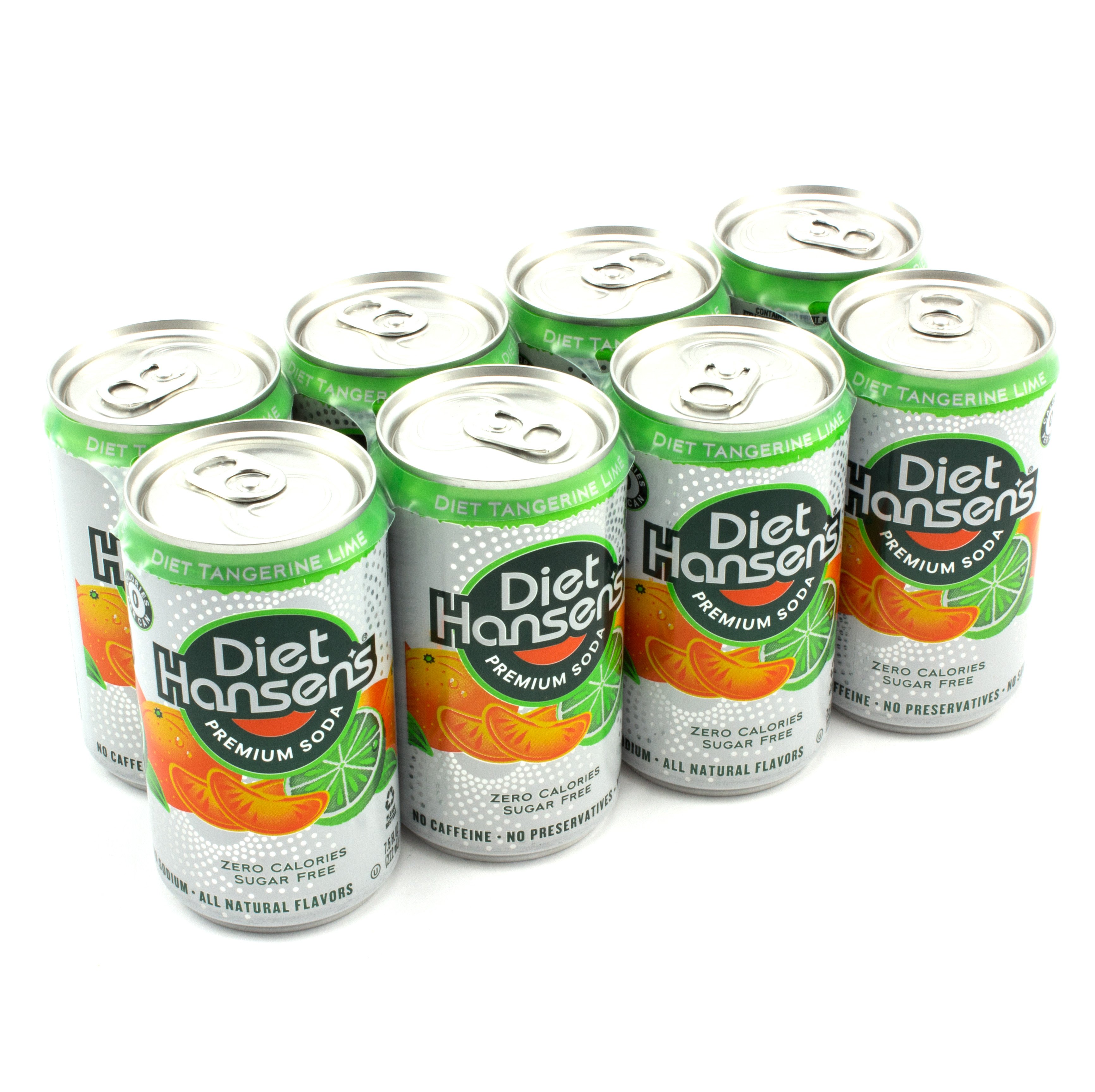 Hansen's Diet Tangerine Lime Soda 8 PK Shop Soda at HEB